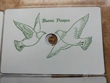 Coppia Buona Pasqua oro