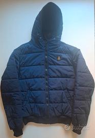 piumino refrigiwear uomo blu 50 con cappuccio