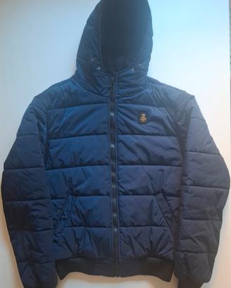 piumino refrigiwear uomo blu 50 con cappuccio