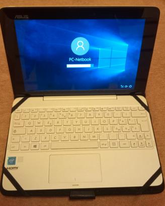 Tablet ASUS T100H con tastiera esterna e custodia