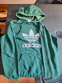 felpa adidas taglia S uomo verde