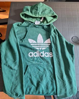 felpa adidas taglia S uomo verde