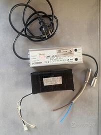 Caricabatterie e batteria al litio 25,9 volt