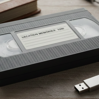 Videocassette in Usb