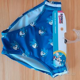 Costume da bagno Sonic NUOVO taglia 7 anni (122 cm
