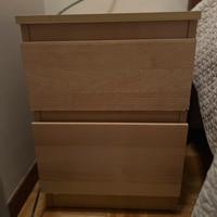 2 comodini bassi ikea