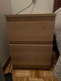 2 comodini bassi ikea
