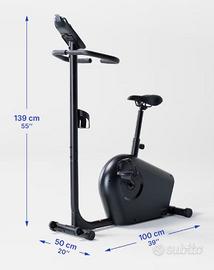Cyclette Domyos EB 140 B resistenza motorizzata