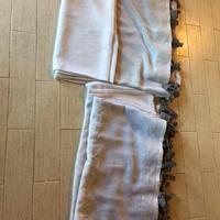 4 Tende lunghe per arredamento di cotone