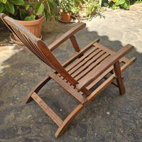 sdraio in legno nave