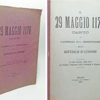 IL 29 MAGGIO 1176: CANTO - CASTELLI AVV. 1876