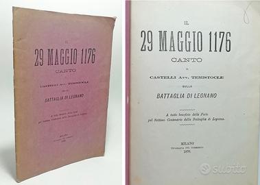 IL 29 MAGGIO 1176: CANTO - CASTELLI AVV. 1876