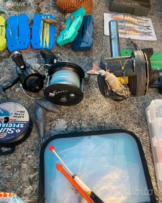 Materiale da pesca vario