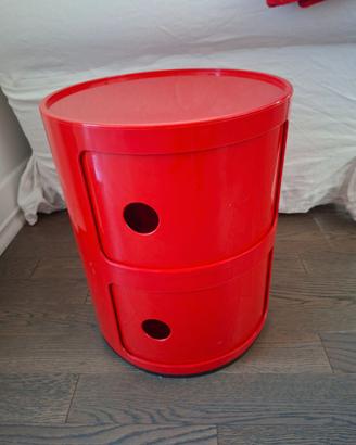 Kartell Componibili, Contenitore 2 elementi, Rosso