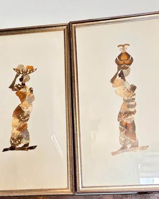 donne al lavoro Africa bambino e ali di farfalla