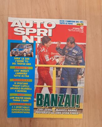 Autosprint 91 Fiat 500 Trofeo FORD ESCORT RS 2000