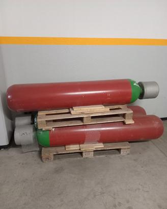 Bombole azoto 140l