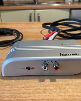 Preamplificatore Phono USB Hama PA-005 MM/MC NEW
