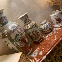 SET Vasi  cina/spagna dipinti a mano