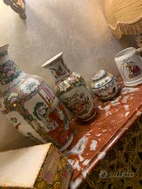 SET Vasi  cina/spagna dipinti a mano