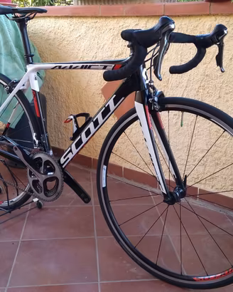 bicicletta corsa carbonio scott addict 20 tg.S/52