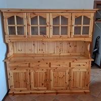 Credenza completa - 4 ante in legno di pino