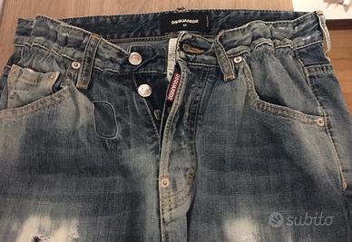 Nuovo DSQUARED2 Pantalone Denim TG 44 uomo