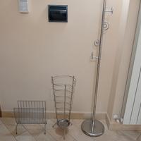 set appendiabiti portaombrelli portariviste metall