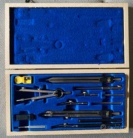 Compasso Universal 10/C scatola legno anni 70-80