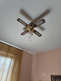  2 lampadari con ventilatore anche singolarme