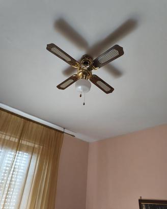  2 lampadari con ventilatore anche singolarme