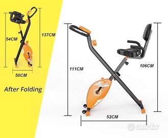 Cyclette richiudibile