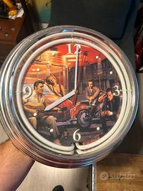 OROLOGIO LUMINOSO AMERICANO NEON ELVIS MARILYN