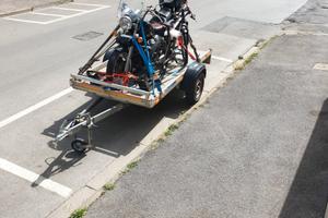 Rimorchio transporto Moto