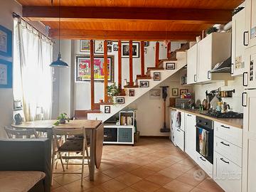 Splendido bilocale mansardato in zona Pontino