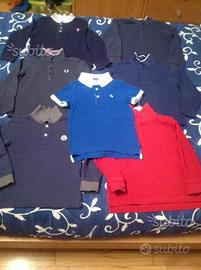 Maglie 5anni polo fred perry-sun68-gay-moncler or