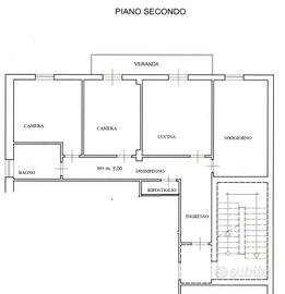 Ampio trilocale con cucina abitabile
