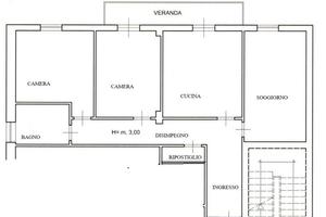 Ampio trilocale con cucina abitabile