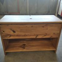 mobile bagno rovere rustico con 1 cassettone