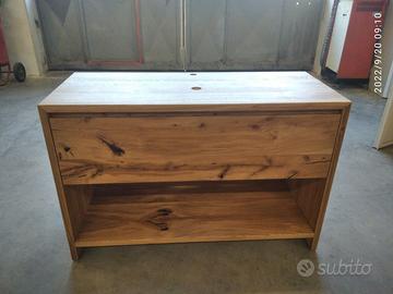 mobile bagno rovere rustico con 1 cassettone