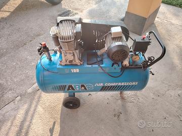 compressore 100 lt 380 v abac