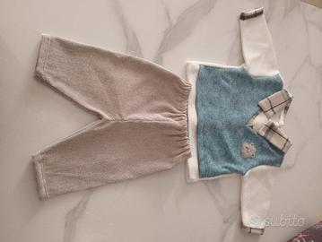 Completo 2 pezzi per neonato 