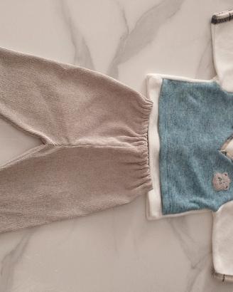 Completo 2 pezzi per neonato 