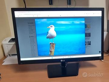 Monitor LG 24 Pollici LED  Perfettam te Funzionant