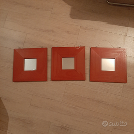 3 quadretti specchio ikea