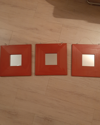 3 quadretti specchio ikea