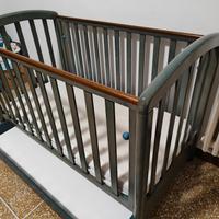 Culla MIBB verde con cassettone