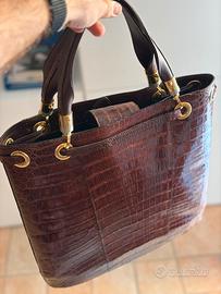 Borsetta di coccodrillo vintage
