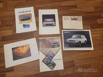 Depliant e manuale uso e manutenzione Range Rover 