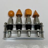 Tappi stopper, vintage, in metallo